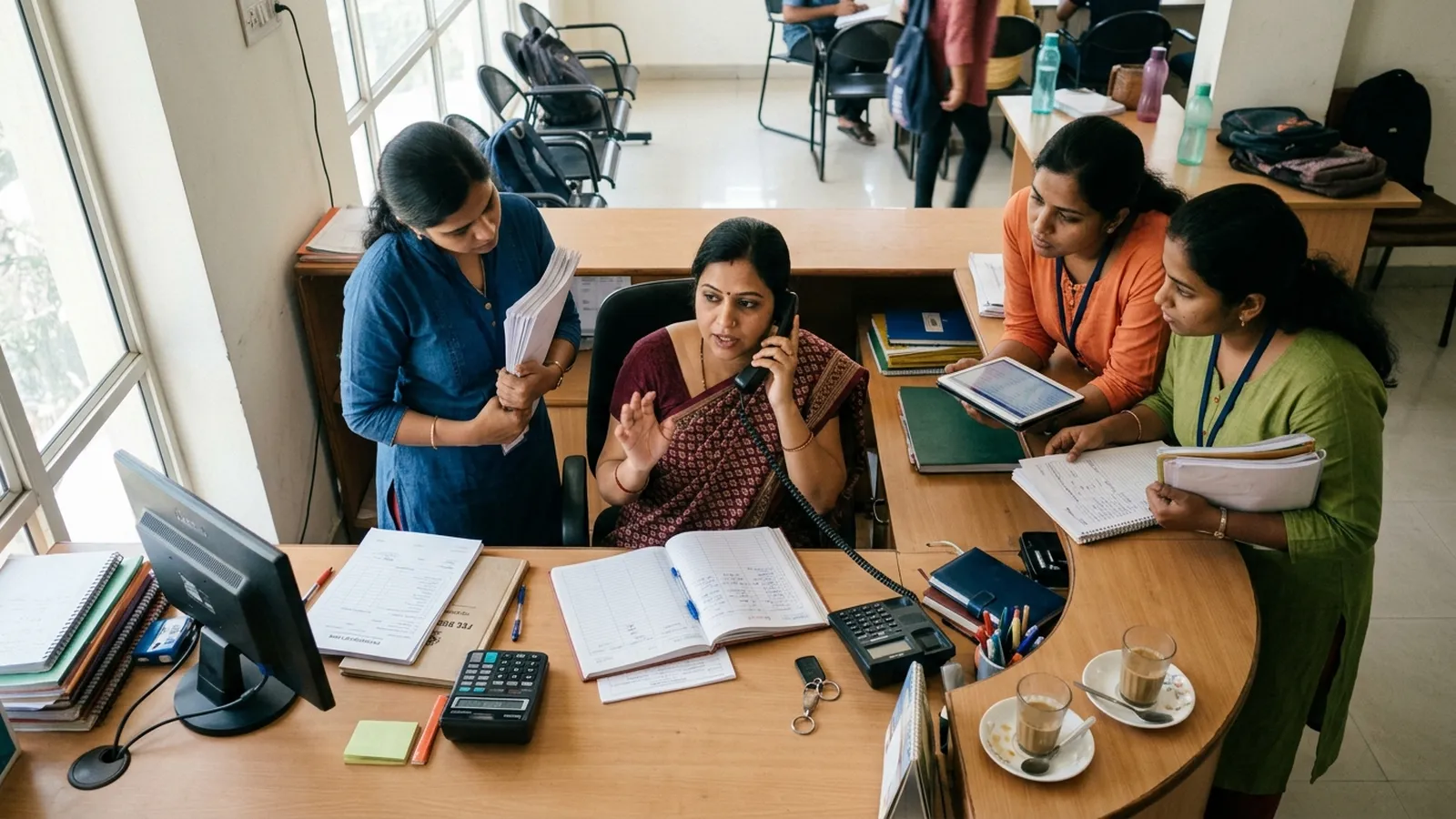 Staff queuing at a founder's desk, the visible shape of founder dependency in business